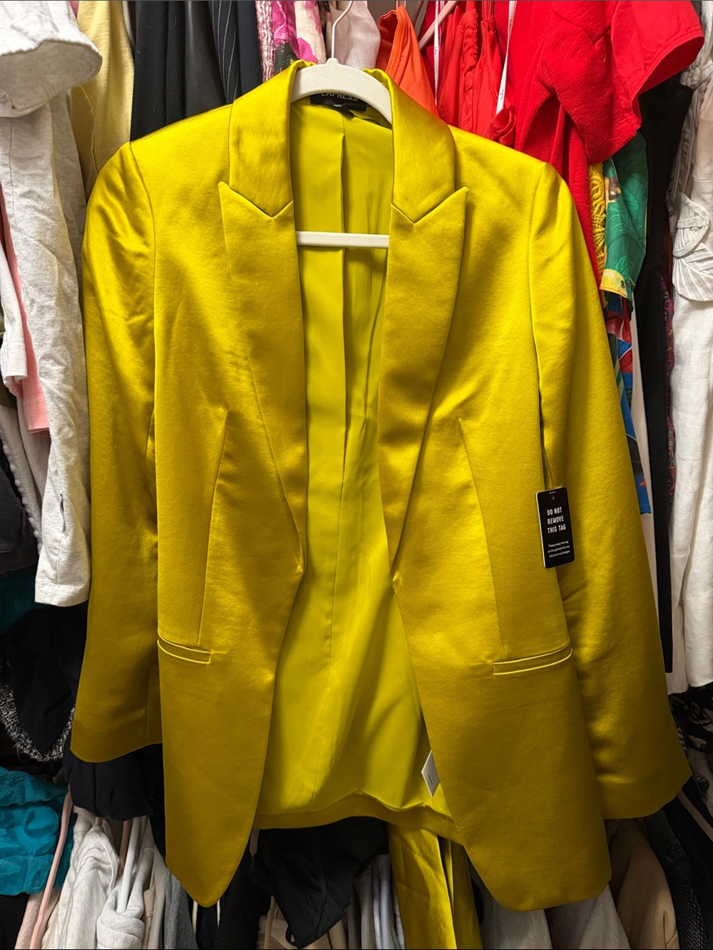 Express satin blazer NWT